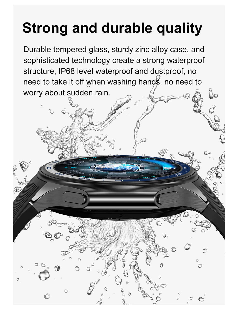 OPPO DT Watch X Montre Connectée Bluetooth avec Appel, 4 Go de Mémoire, Enregistrement, Lecture MP3+MP4, Son Surround Visuel 3D, Smartwatches Homme 2025 Nouveau