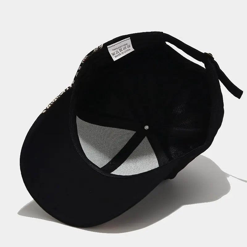 Casquettes de baseball Dragon Chinois imprimées pour hommes, Chapeau snapback en coton pour femmes avec motif de totem, Casquette de camionneur de protection solaire pour l'extérieur
