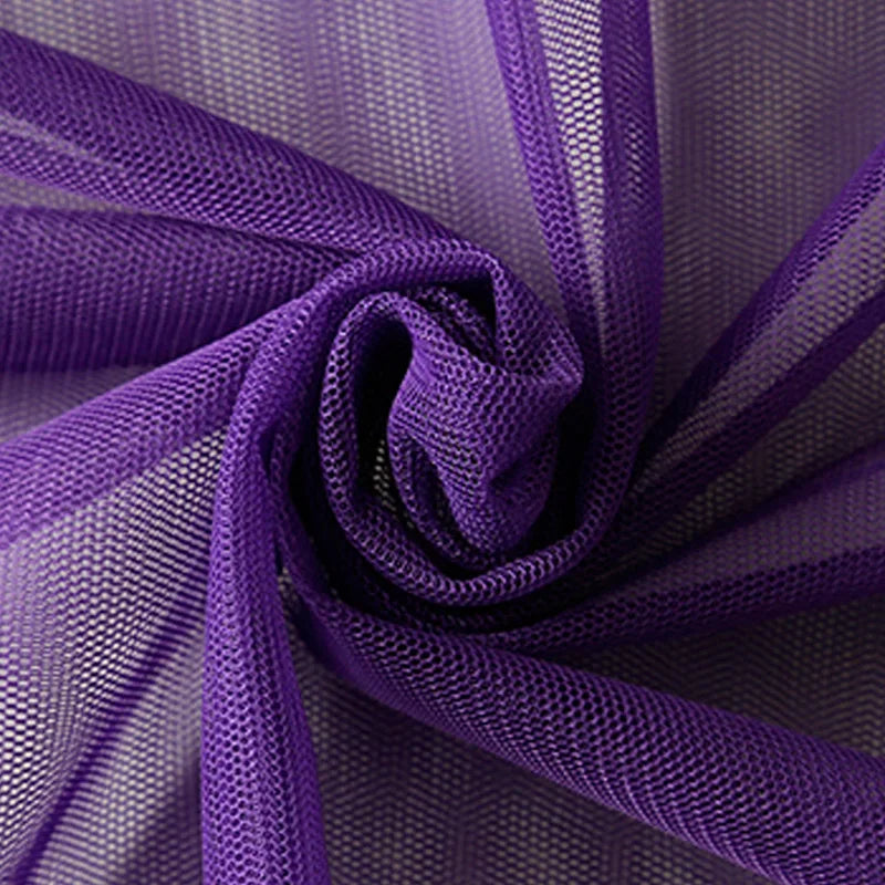 Tissu de Tulle à Mailles Douces Encrypté pour Coudre Décorations de Mariage Rideaux Moustiquaires Robe de Mariée Tissus de Couture DIY1m/5m/10m