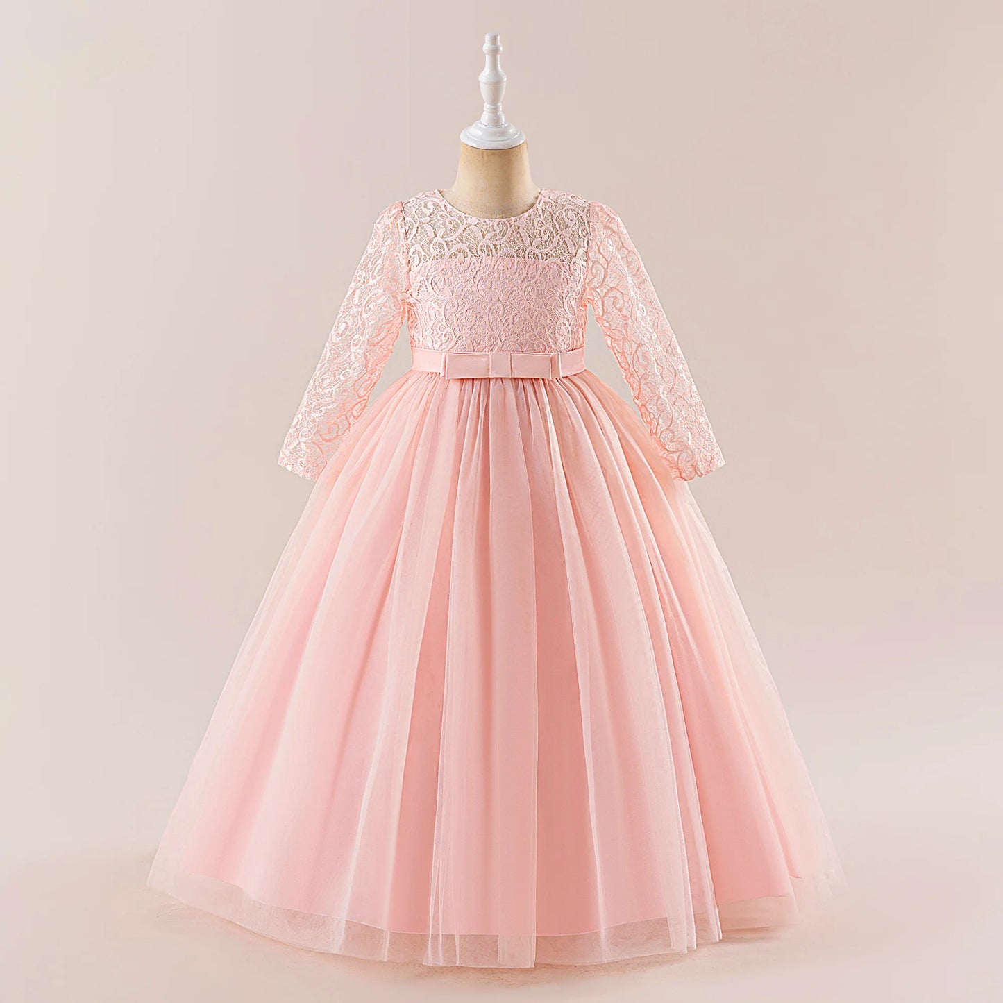 Robes de baptême, de demoiselle d'honneur, de fête pour filles, élégantes robes de princesse en tulle pour mariage, anniversaire, première communion, robes de bal