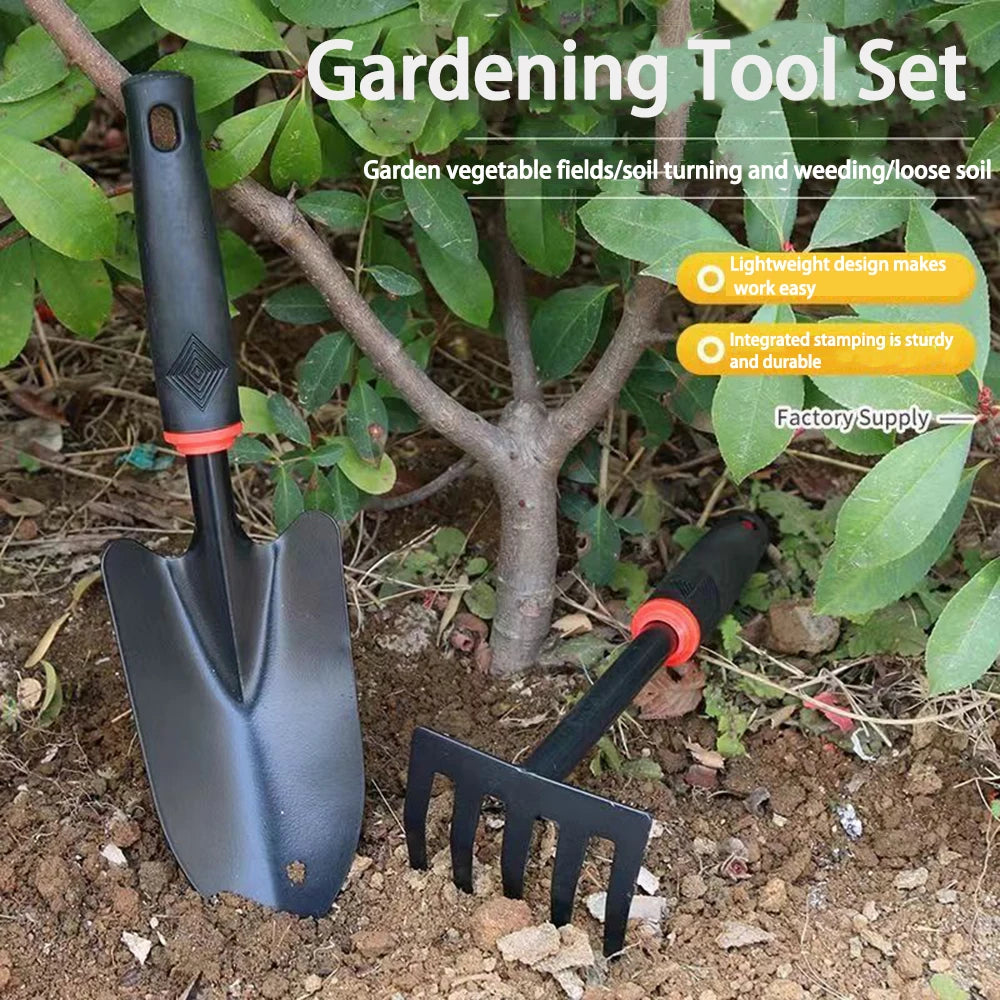 Pelle de jardinage, lot de quatre petites pelles, outils de jardinage pour légumes, outils de jardinage