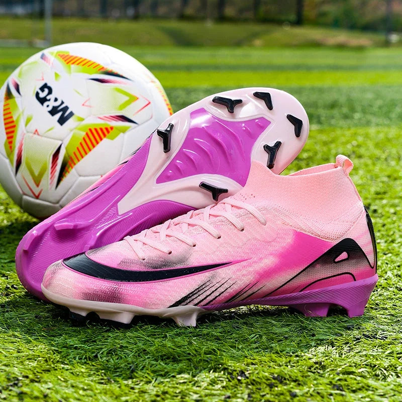 Neue Herren-Fußballschuhe Trainingsschuhe FG Ultraleichte Fußballschuhe Outdoor Drop Shipping Fußballschuhe Rutschfeste lange Stollen
