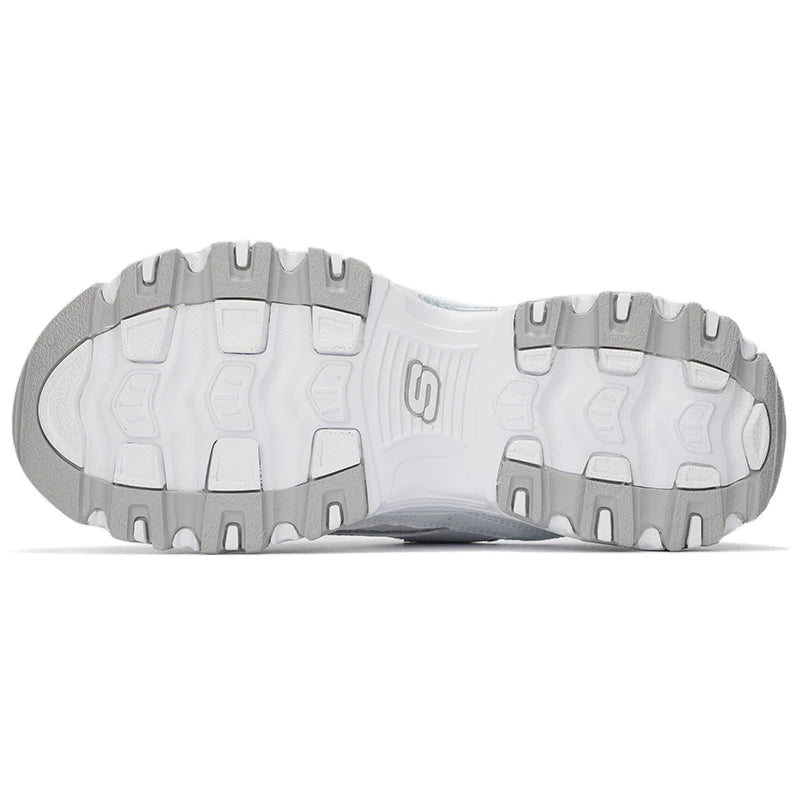 Skechers Damenschuhe Freizeitschuhe Karomuster Sportschuhe 1159-Wht am einfachsten zu kombinieren