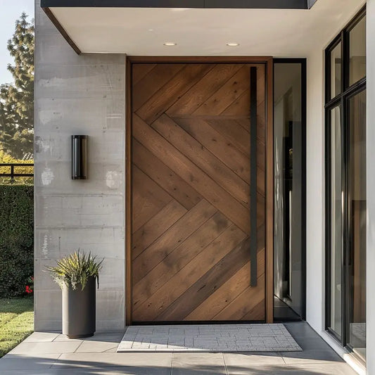 Revolving Door for House Villa Application Customized Size Aluminium Alloy Entry Door Exterior Security Entrance Main Doors