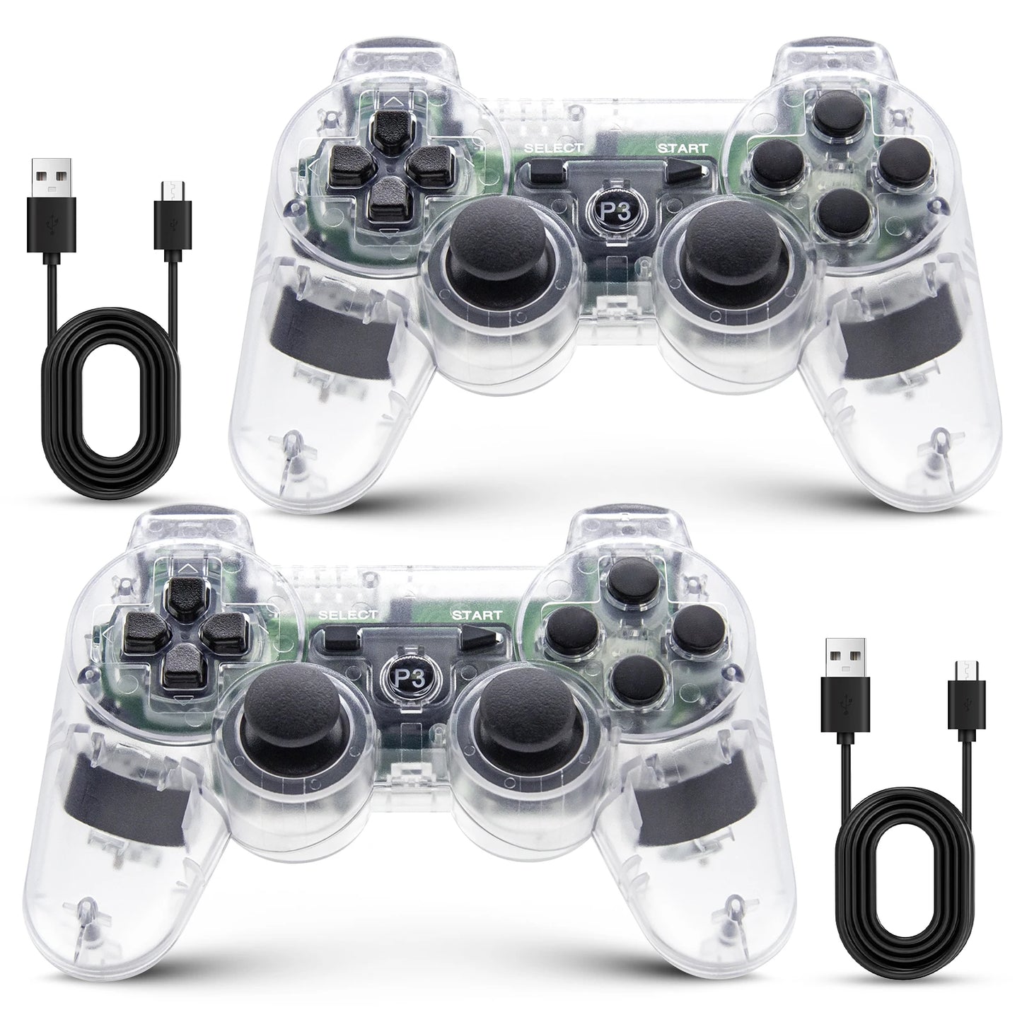 GOMROMBO Game Controller For Playstation 3/PS3/PC/Android Wireless BT Gamepad 6 Axis Gyro Dual Motor Vibration Gaming Joystick