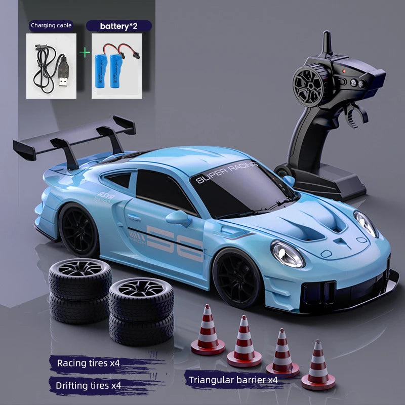 Voiture Télécommandée 4x4, 2.4G Radio Haute Vitesse, Drift Racing, Camion Rapide RTR, Jouet Cadeau pour Enfants