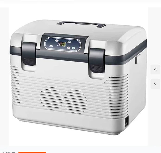 Car Refrigerator 19L Capacity 12V New Energy Vehicle Outdoor Compressor Refrigeration Small Ice Maker Freezer