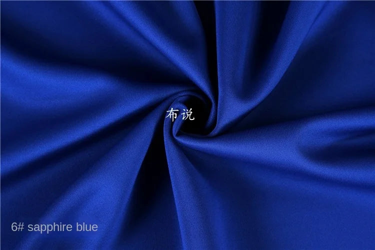 Space Cotton Fabric Thin Clothing Designer Four Sided Elastic Wholesale Cloth Diy Sewing Polyester Spandex Material
