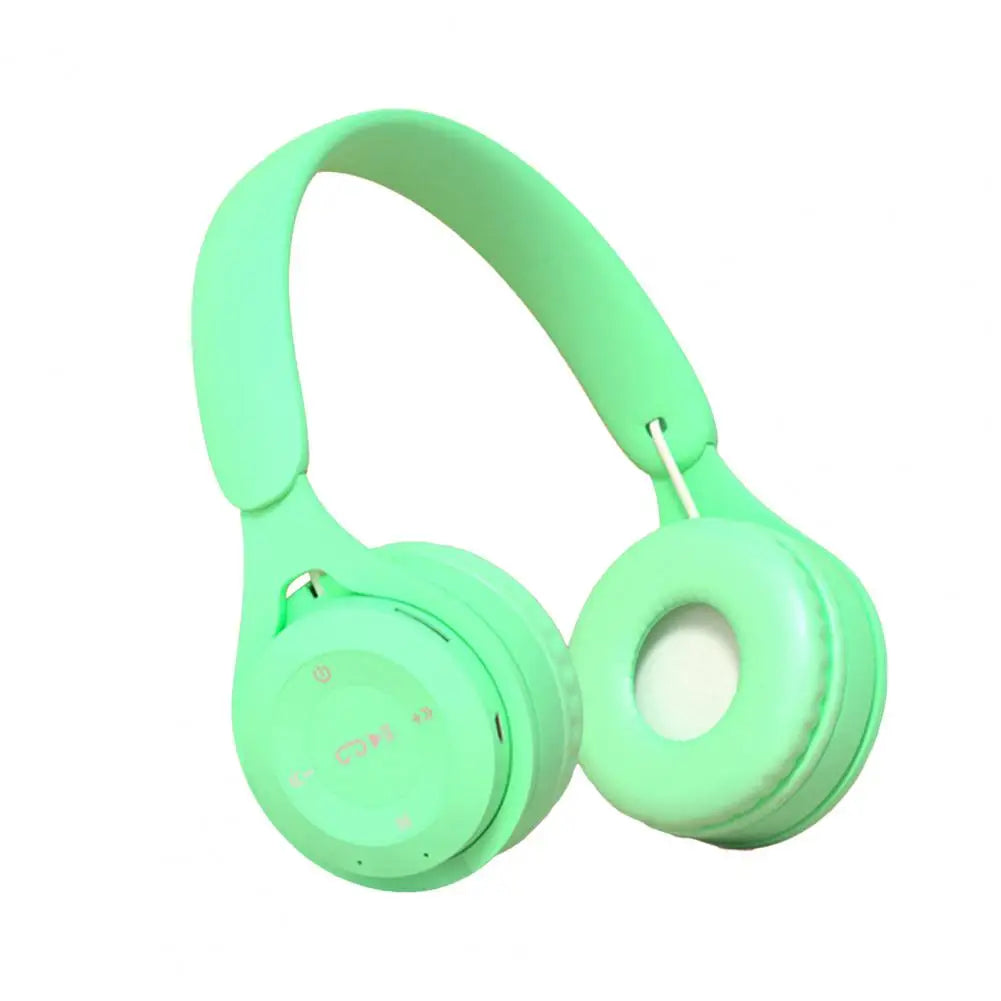 Écouteurs sans fil Bluetooth pour enfants, Casques stéréo pliables, Casques de jeu supra-auriculaires pour Android iOS