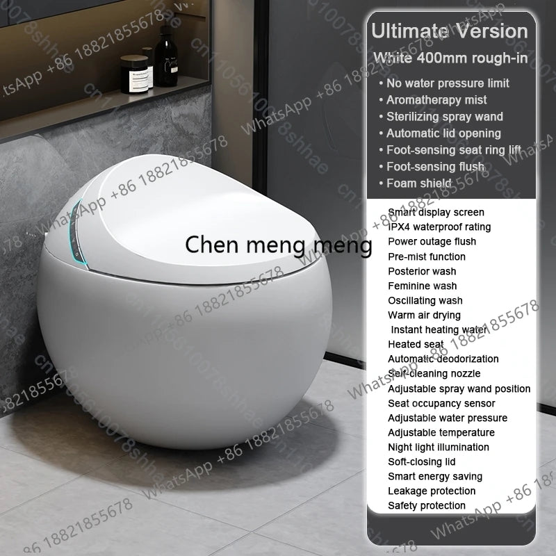 D132 Bidet de toilettes intelligentes avec chasse d'eau automatique Siège chauffant Pulvérisateur d'eau chaude Désodorisant Séchoir à air Télécommande Affichage LED intelligent