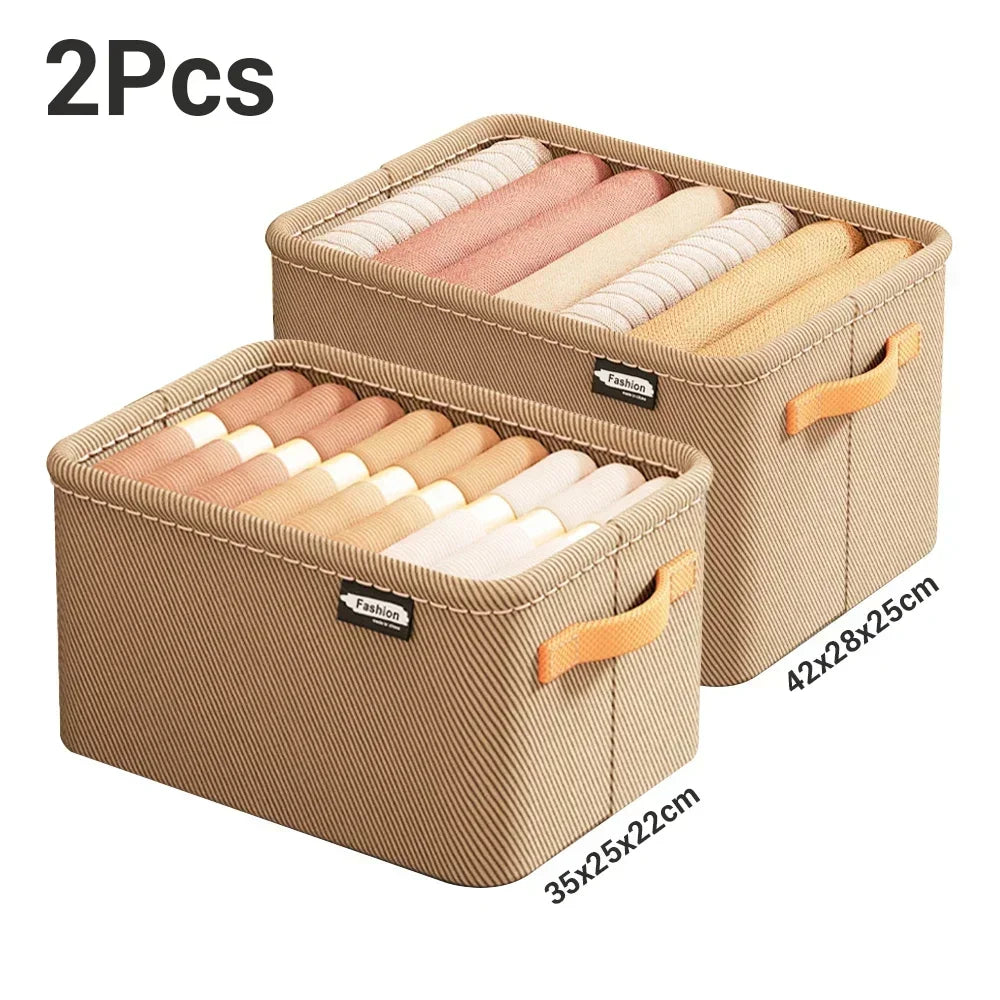 Verdicken Kleidung Organizer Hosen Pullover Aufbewahrungsschränke Schubladen Organizer Jeans Aufbewahrungsbox Kleiderschrank Kleidung Aufbewahrungsorganisatoren