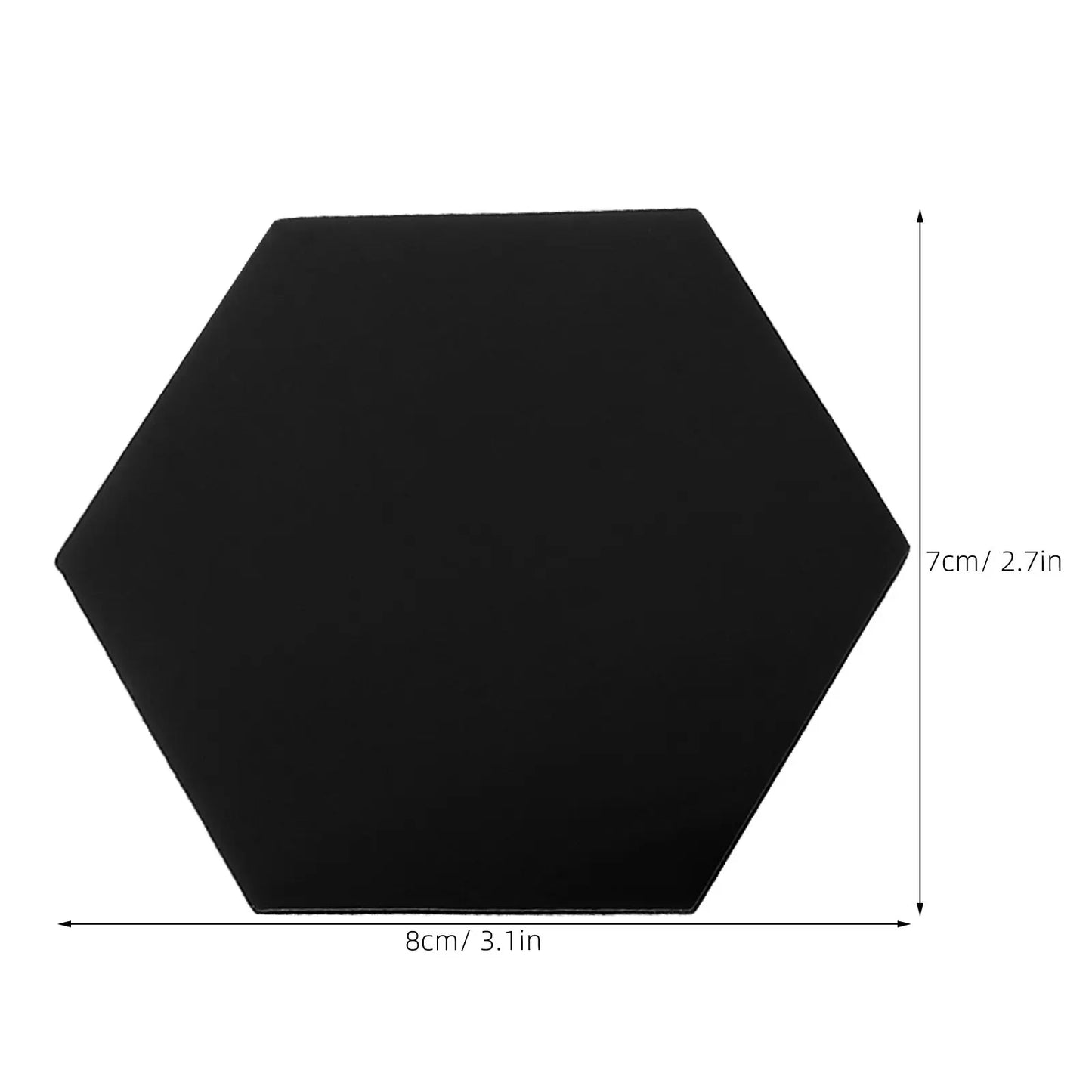 12Pcs Hexagonal Acrylic Mirror Wall Sticker Self Adhesive Peel and Stick Decorative Mirror Decal for Bedroom Living Room Wall