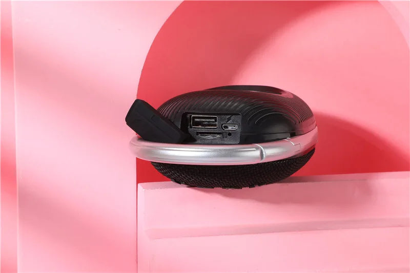 Mini enceinte Bluetooth portable, boîte à musique sans fil, petit caisson de basses, basse, PC, TV, radio FM, étanche, Caixa De Som Mp3
