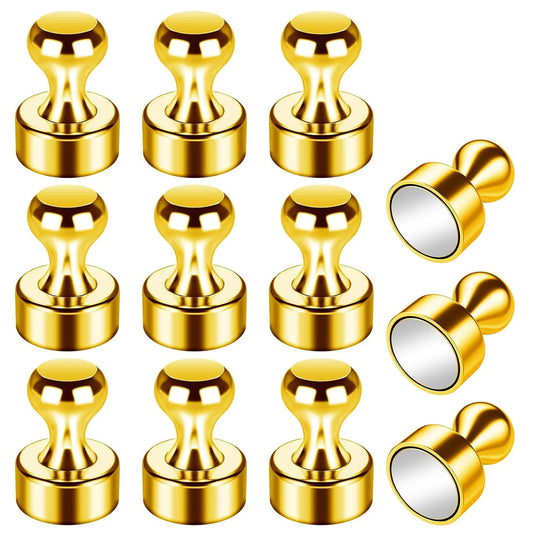 12Pcs Refrigerator Magnets Strong Fridge Magnet Pins for Whiteboard Kitchen Accessories,Office,Home, Classroom Magnets