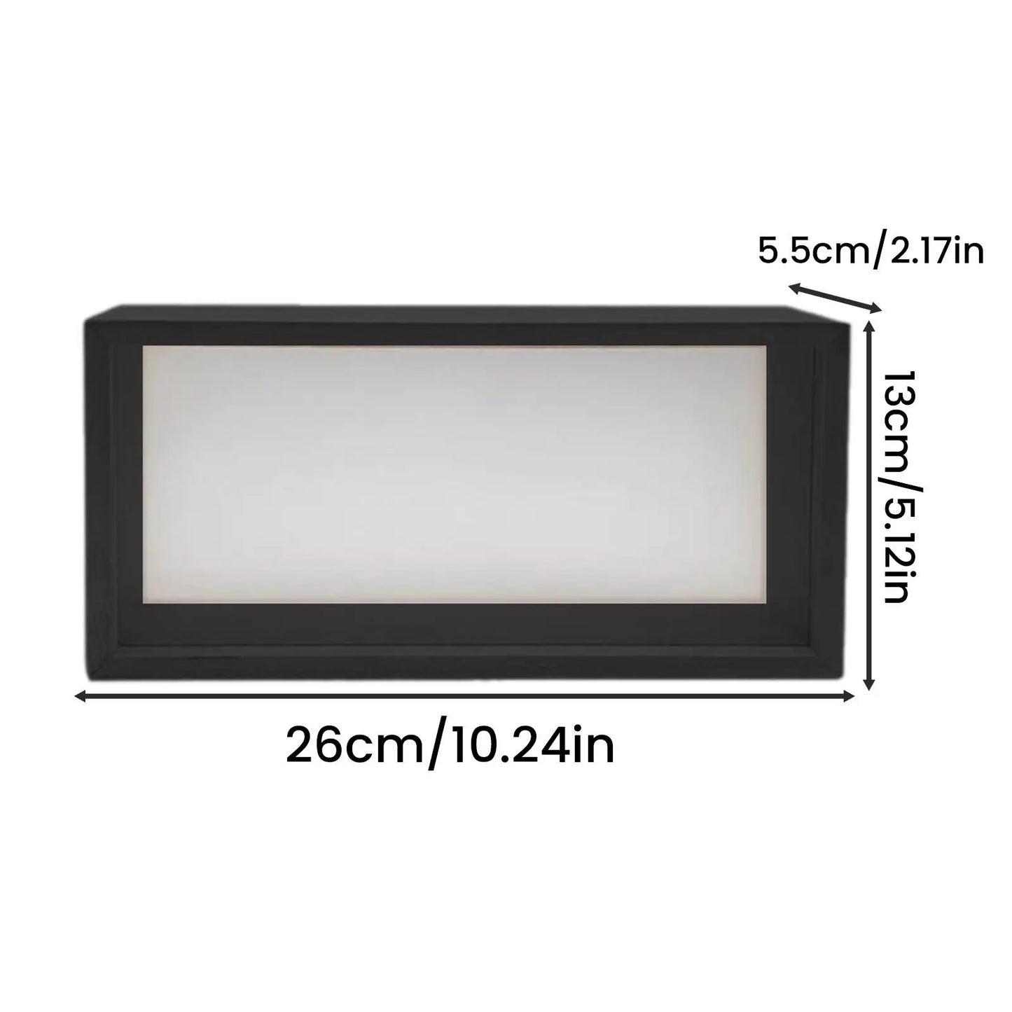 Shadow Box Frame Picture Frame for Dried Flowers Wooden Deep Dried Flower Display Frame for Memorabilia Award Photos Bouquet