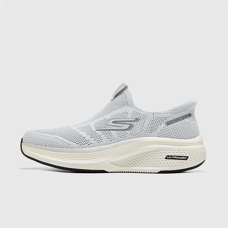 Chaussures pour hommes Skechers - Chaussures de marche et de course sans lacets pour hommes - Légères, respirantes, pour l'extérieur, décontractées, sportives - Skechers