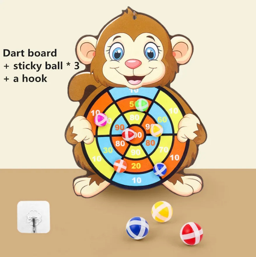 Kit de panier de basket pour enfants, dessin animé, animaux créatifs, support de basket-ball, jeu de sport d'extérieur et d'intérieur pour enfants