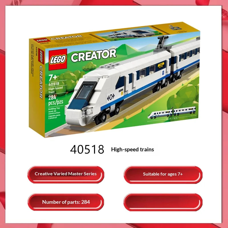 Lego Creative Versatile Series 40518 High Speed Train Boys and Girls Children's Puzzle Building Toy Gift