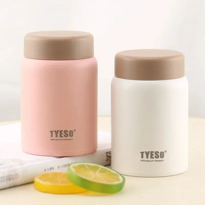 Tasse à soupe isotherme 220/280 ml, mini-tasse thermique en acier inoxydable 304, pour bureau, promenade en ville, pochette portable scellée