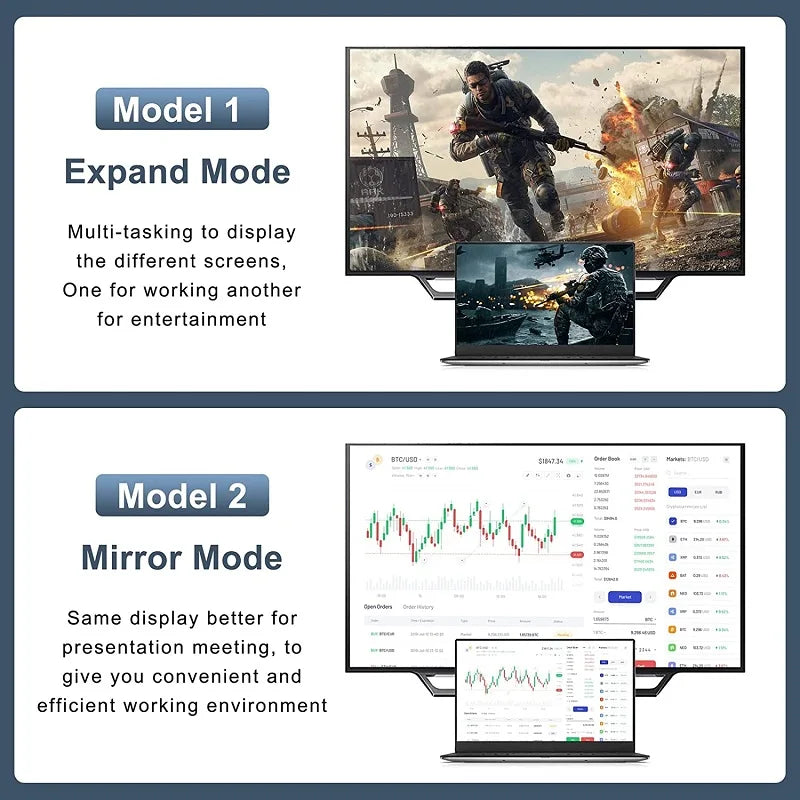 Adaptateur Shuliancable HDMI vers VGA, HDMI femelle vers VGA mâle 1080p compatible avec boîtier TV, HDTV, moniteur, Xbox, 360