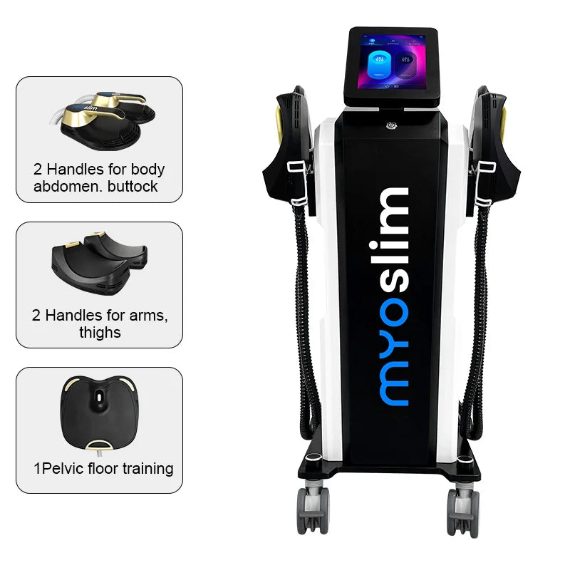 Myoslim 6500W HF Elektromagnetische Körperschlankung Muskelstimulation Fettentfernung Körperschlankung Muskelaufbau EMS Body Sculpt Maschine