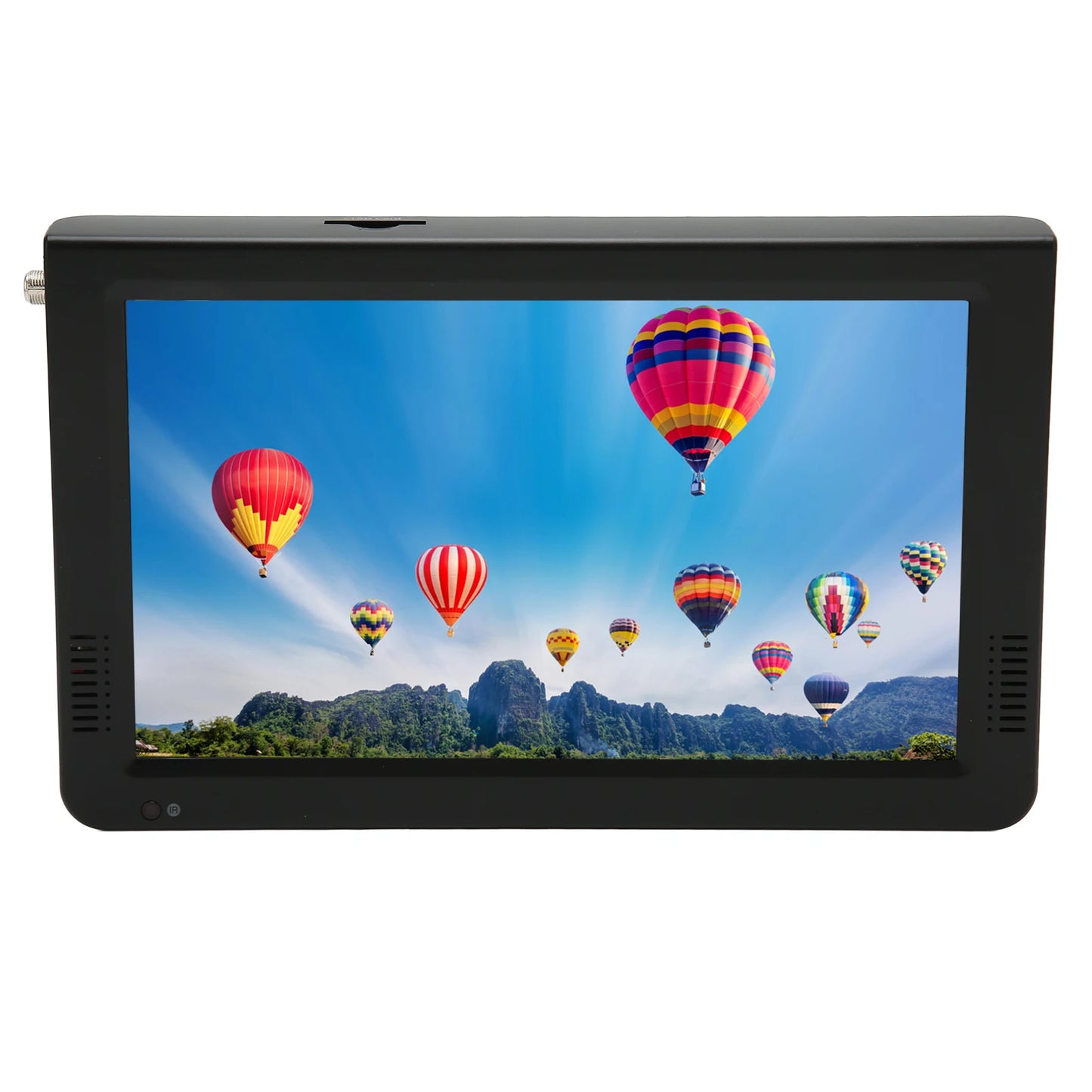 Tragbarer 10-Zoll-Fernseher mit hochempfindlichem Tuner, wiederaufladbarer ATSC-Digital-TV für Auto und Outdoor, tragbarer TV, wiederaufladbarer ATSC-Digital-TV