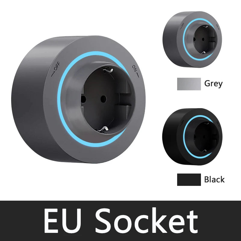 Wall Electrical Track Socket Home Kitchen Office Removable Extension Rail Socket Round Module Surface Mounted In The Countertop