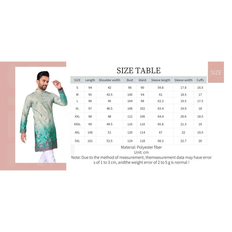 2025 Chemises musulmanes pour hommes, col patchwork, manches longues, vintage, vêtements pour hommes, chemise islamique arabe décontractée, caftan, S-5XL INCERUN