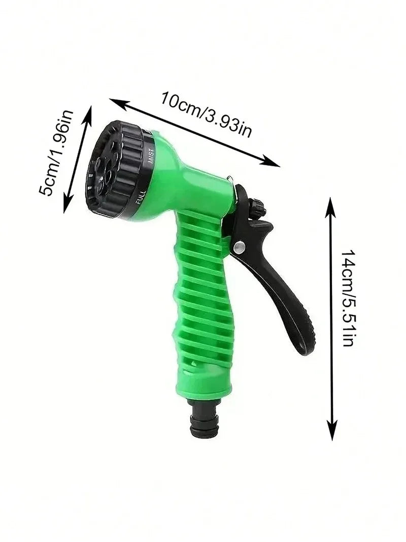 Tuyau d'arrosage extensible 25FT, Tuyau d'arrosage magique pour la maison et le jardin, Outils d'arrosage quotidiens, Pistolet à eau haute pression pour le lavage de voiture