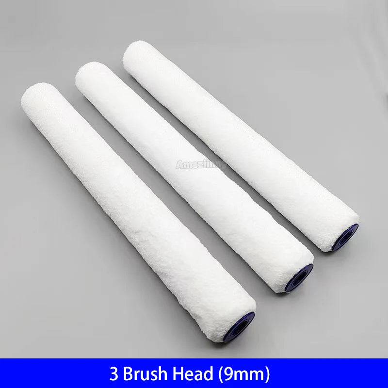 Rouleau à Peinture 18 pouces Brosse Peluche Courte-Moyenne-Longue Outil de Peinture pour Décoration Murale 6MM/9MM Support de Outil de Peinture