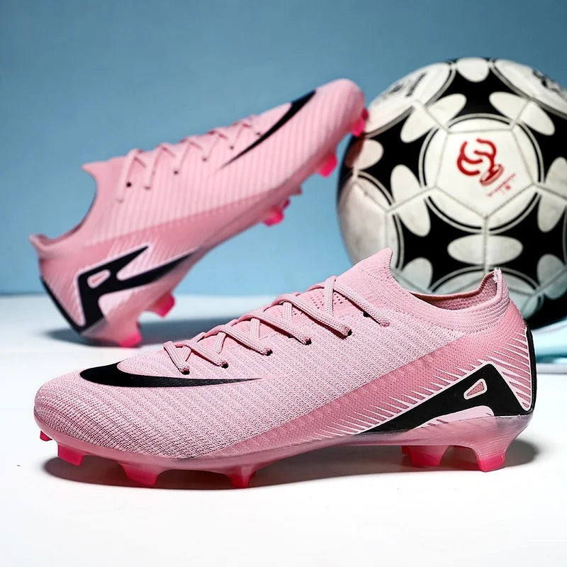 Nouvelles chaussures de football d'extérieur pour hommes Crampons de football Match Entraînement TF/FG Gazon Cheville Crampons longs Sport Haute qualité à succès