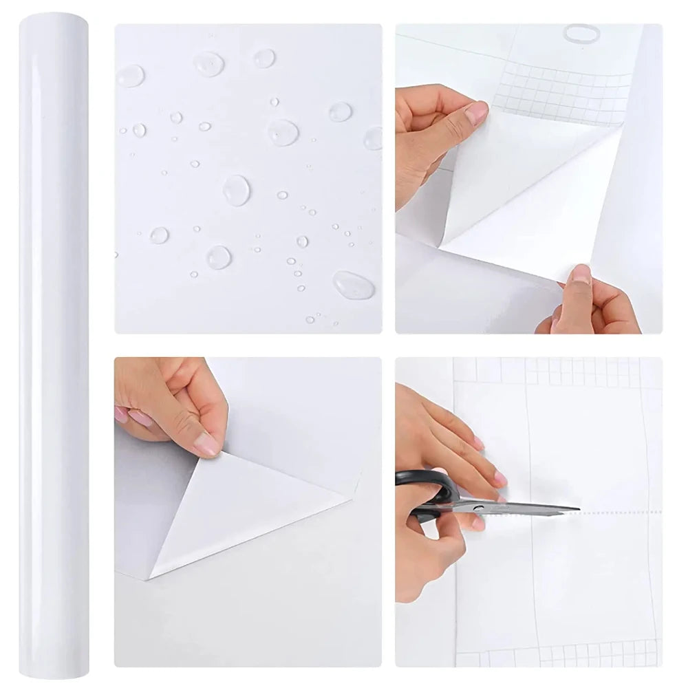 Marmor Selbstklebende Küchenfolie - Wasserdichte Ölbeständige PVC Vinyl Tapete für Arbeitsplatte, Spritzschutz, Fliesen | Leicht Anzubringen & Wieder Ablösbar