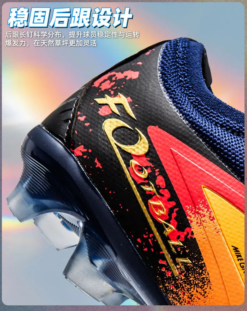 H08-1 Professionelle Herren-Fußballschuhe Training Rutschfeste Stollenschuhe TF/FG Fußballschuhe Chuteira Campo für Männer 35-45