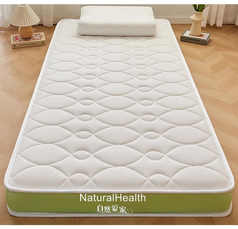 Schwamm-Latex-Tatami-Bodenmatte Hochwertige verdickte 4/7cm Latexmatratze Twin King Queen Size Hält im Winter warm Bettprodukt