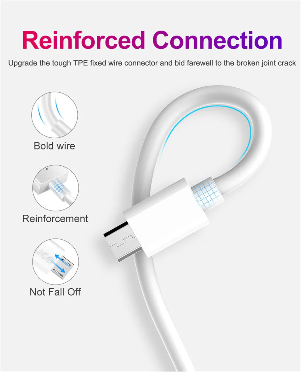 Micro USB Cable 5A Fast Charging Wire Mobile Phone Micro USB Cable For Xiaomi redmi Samsung Andriod Micro usb Data Cable Cord