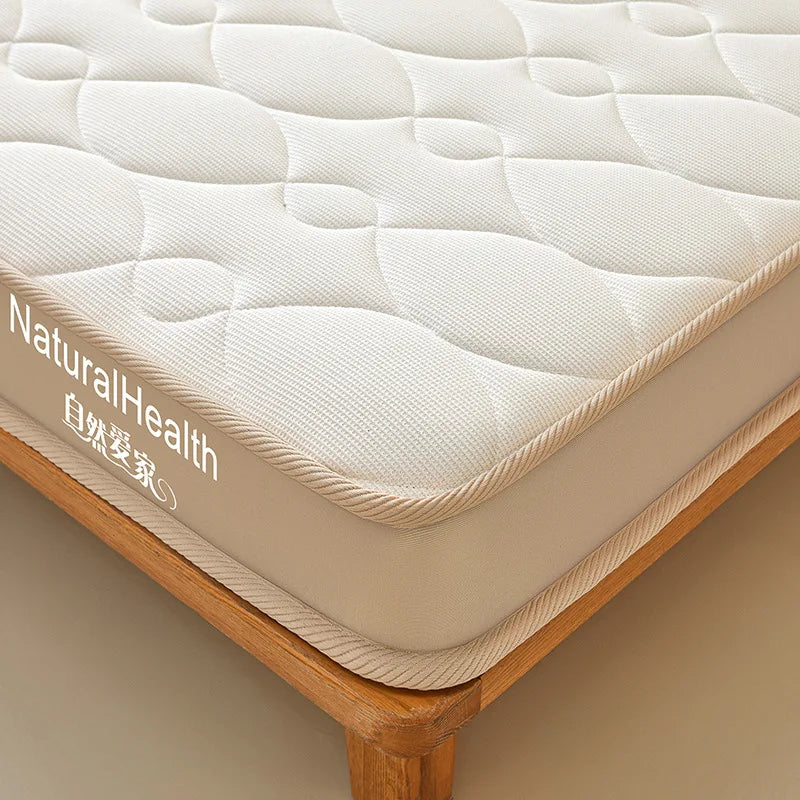 Naturlatexmatratze für Zuhause Schlafzimmer Tatami Memory-Baumwollauflage Gepolsterte Mietwohnung Einzelzimmer Studentenwohnheim Verdickt