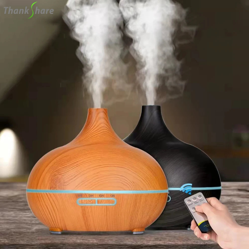 Aroma-Diffusor Ätherisches Öl Aromatherapie Ultraschall-Luftbefeuchter Automatische Fernbedienung Luftbefeuchter 300 500 1000ml