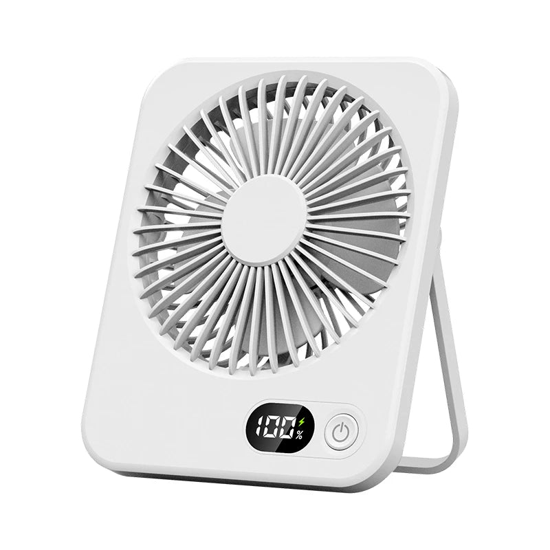 Mini ventilateur portable USB, ventilateur de bureau rechargeable, ventilateur de table pour bureau, ventilateur mural 5 vitesses, ventilateur de bureau, ventilateur portable pour étudiants, bureau, maison