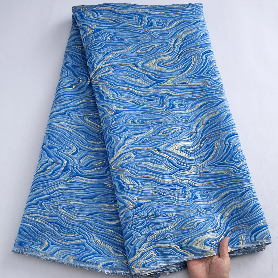 SJD LACE Afrikanische Brokat-Spitzenstoffe Französische Damastspitze 5 Yards 2026 Neueste Nigerianische Jacquard für Nähkleider für Damen Partykleid 4063