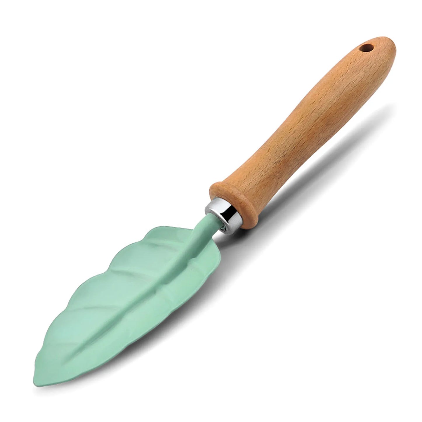 Petit kit d'outils de jardinier, coloré, sûr, avec manche en bois, pelle, râteau, fourche, ensemble de cadeaux de jardinage pour enfants et filles