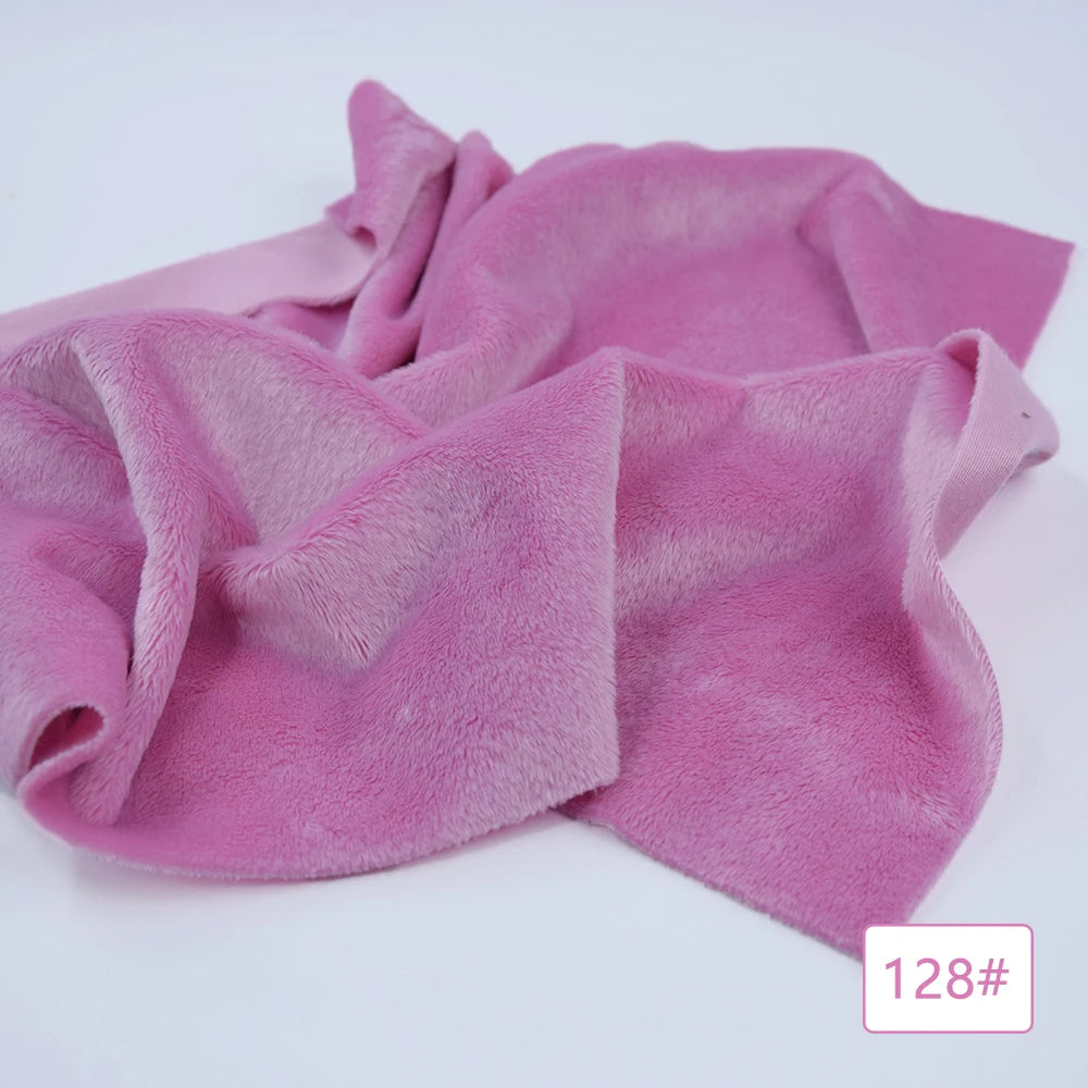 5mm plush fabric sales non elastic 45x50cm short hair plush fabric artificial fur polyester fiber DIY plush mink fabric