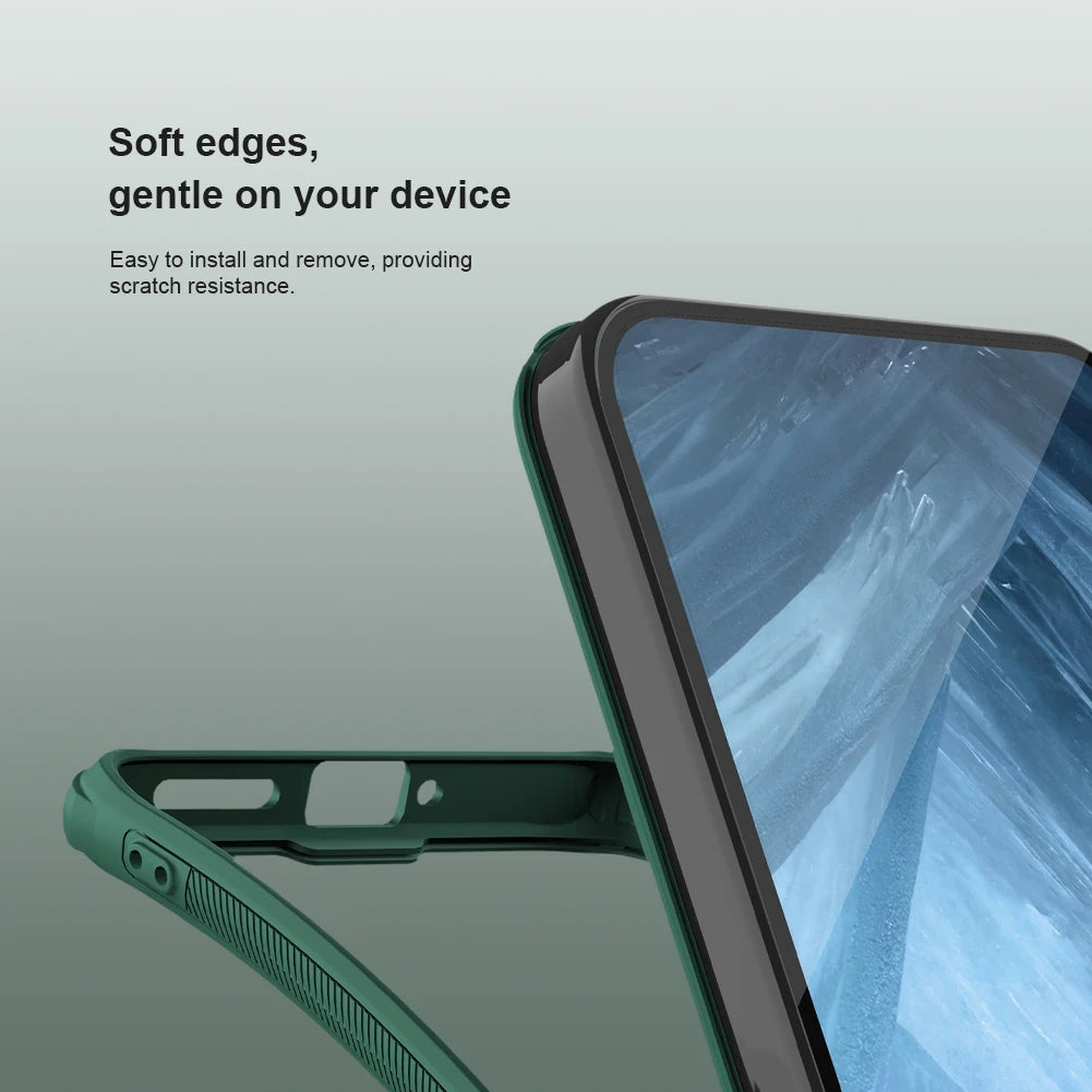 Nillkin für Google Pixel 10 Pro XL/10 Pro/10/9 Pro XL/9 Pro/9 5G Hülle weicher Rahmen Hüllen Kameraschutz 360 voll matt funda
