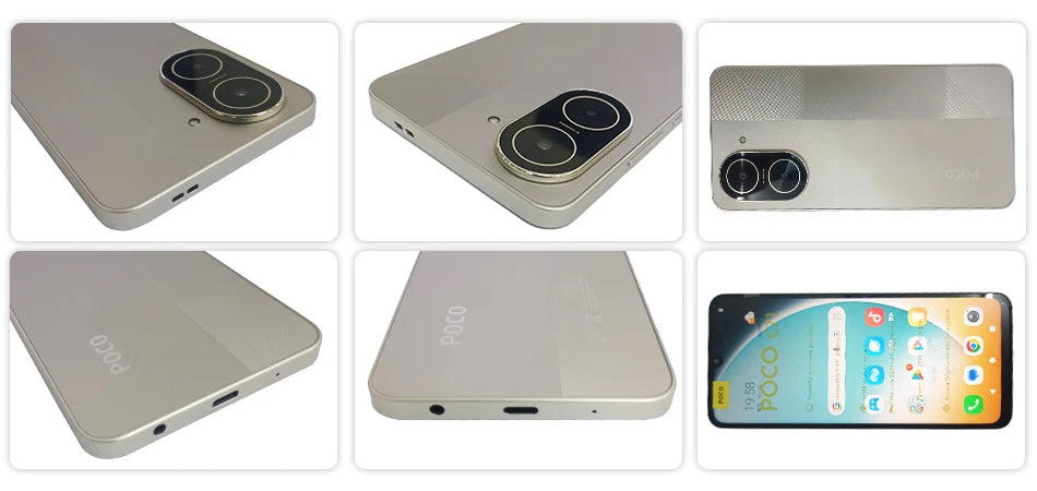 Global Version POCO C71 UNISOC T7250 Processor Immersive 6.88" Display 32MP Al Dual Camera 15W Charging 5200mAh Battery