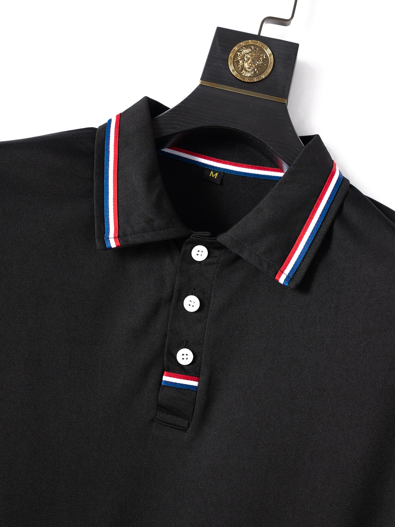 Men's Quick-Drying Solid Color Polo Shirt Summer Elastic Collared Short-Sleeved Sports T-Shirt for Active Wear