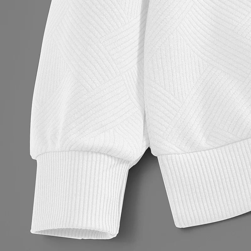 24 grenzüberschreitendes beliebtes Herbst-Langarm-Revers-Reißverschluss-Herren-Freizeit-Poloshirt