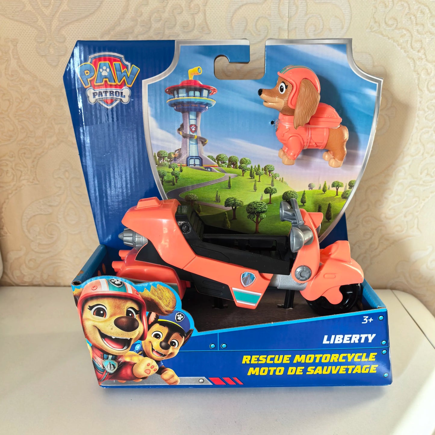 Nouveau véhicule original PAW PATROL voiture Ryder Tracker Everest Chase Rex Skye Rocky Marshall Zuma Figurine jouet cadeau d'anniversaire pour enfant