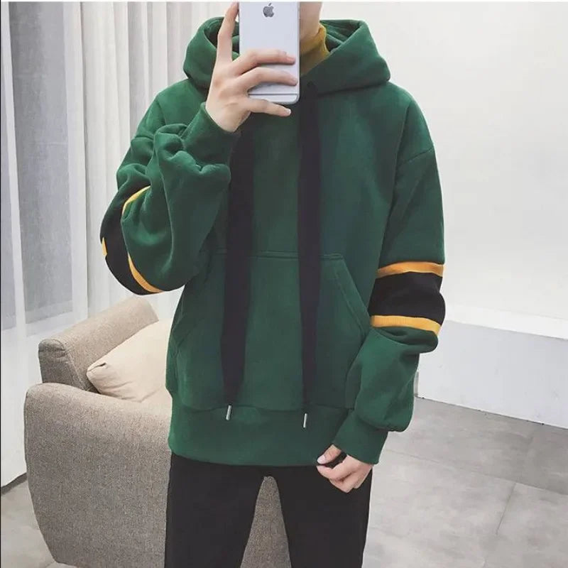 Herren-Sweatshirts Locker Warm Winter Männer Hoodies Willkommensangebot Luxus-Sweatshirt Baumwolle Schlicht Neu Designer Herbst Emo Günstig