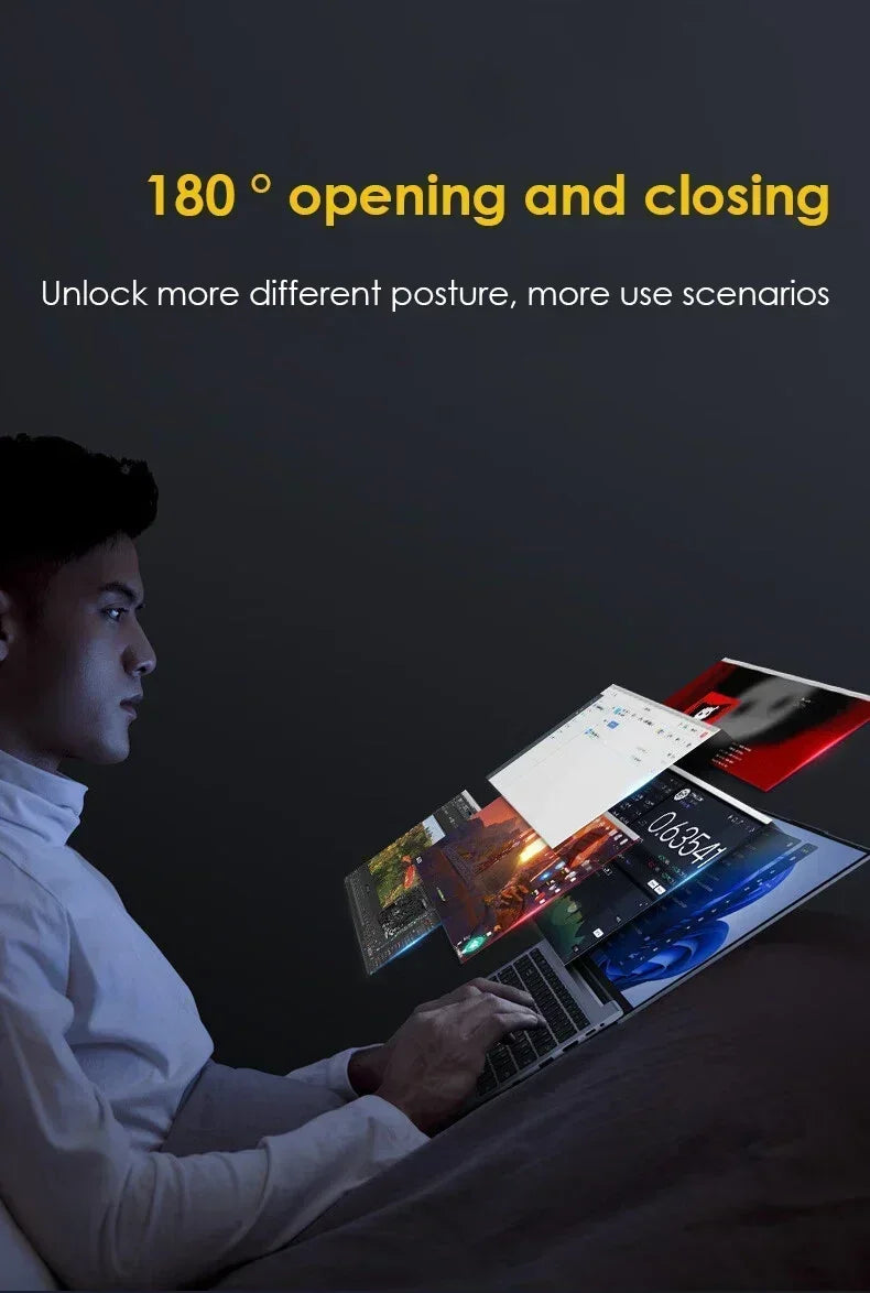 LENO 2026 Nouvel Ordinateur Portable 14.1" Intel Core i9-9900 32Go 2To PC Gamer Windows11 Bureau Ultra Mince 1920*1080