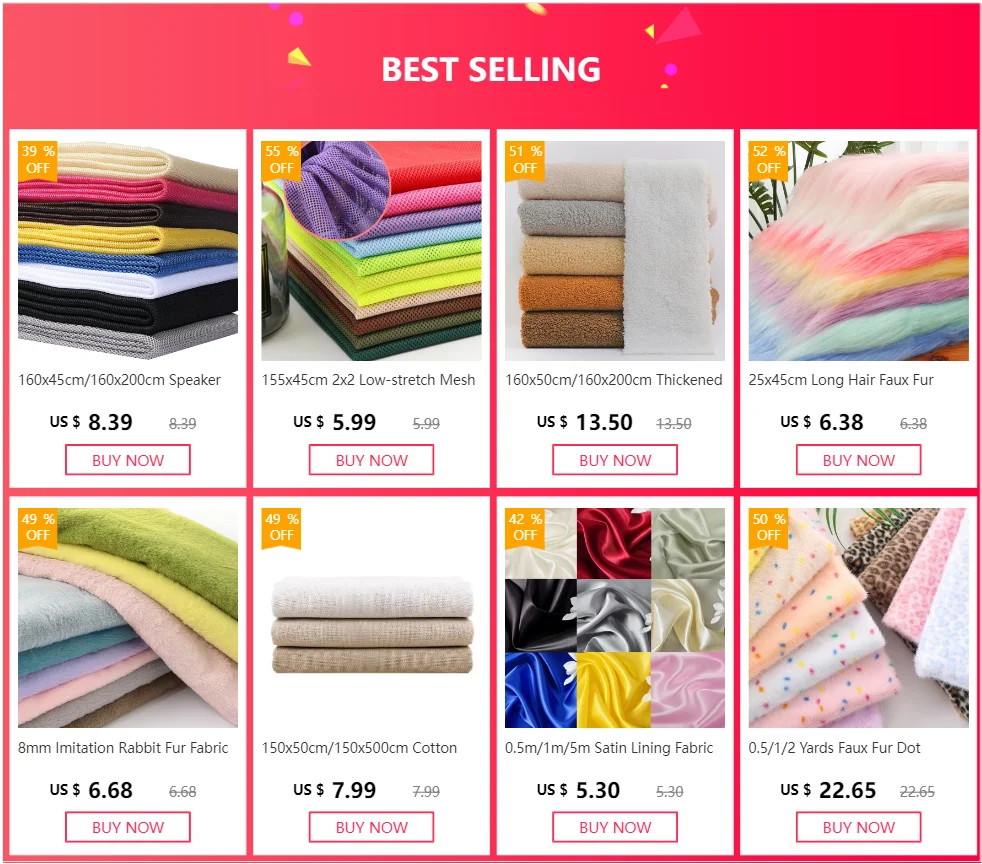 0.5m/1m/5m Satin Lining Fabric For Sewing Dress Lining,Pajamas,Decoration Cloth Tablecloth Decorative Fabric Handmade DIY Fabric
