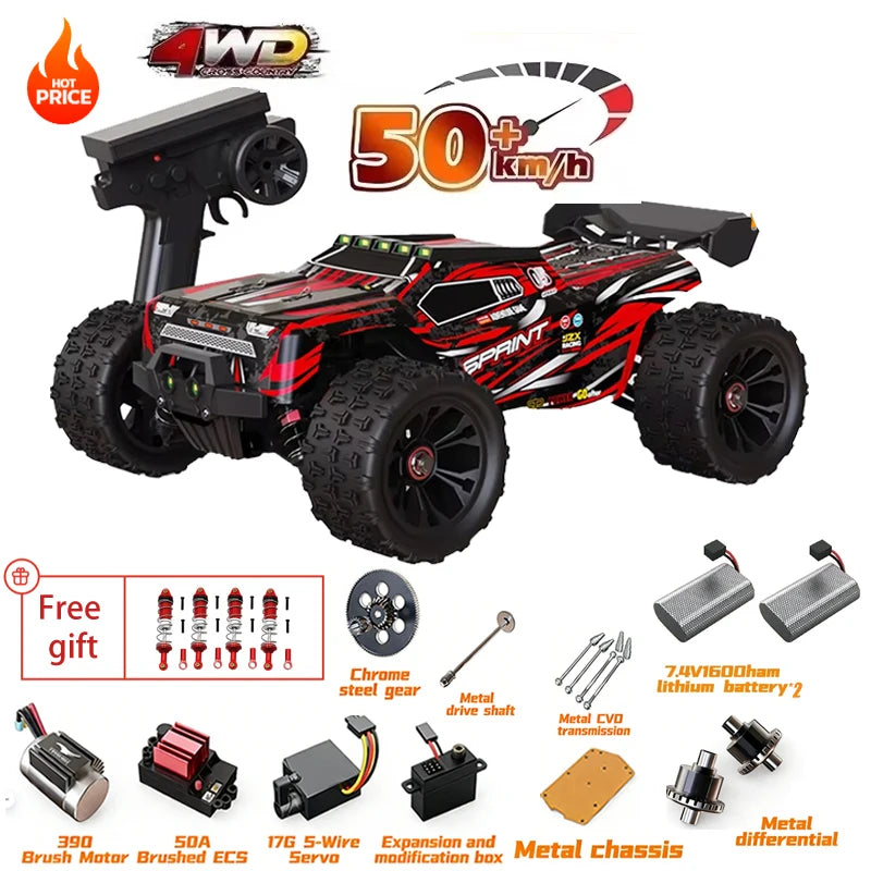 SG116MAX SCY9522 1:16 High Speed Drift Racing 80KM/H Brushless Motor 4WD 9522PRO 50KM/H RC Car Off Road Car Toys For Kid Gift